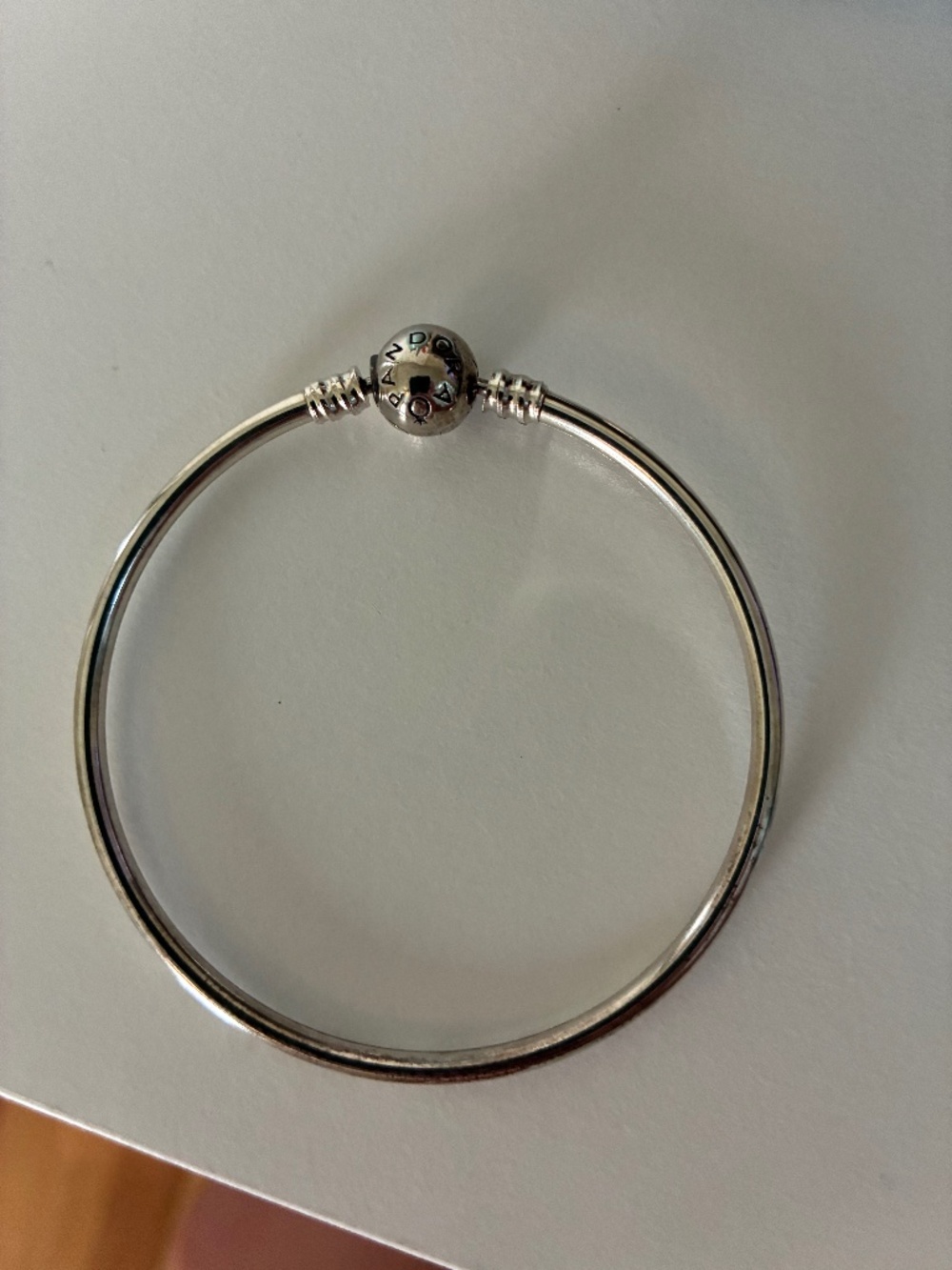 Pandora bangle bracelet and charms